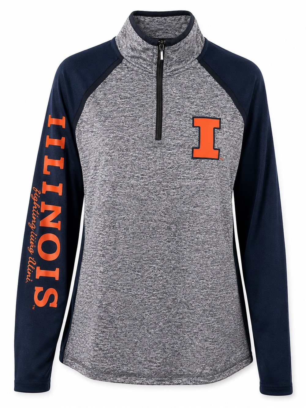 Illinois Fighting Illini Camp David Women’s L 1/4 Zip Pullover NCAA.